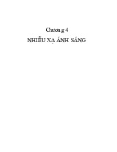 Chương 4 Nhiễu xạ ánh sáng môn Vật lý đại cương 2  | Học viện Công Nghệ Bưu Chính Viễn Thông