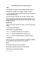 So sánh tính bazơ của các Amin, Amino Axit | Chuyên đề Hóa 12