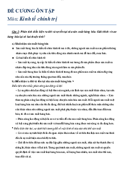 Phân tích điều kiện ra đời và sự tồn tại của sản xuất hàng hóa. Giải thích vì sao hàng hóa lại có hai thuộc tính?
