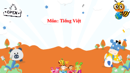 Giáo án điện tử Tiếng Việt 4 Cánh diều: Động từ