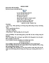 Đề đọc hiểu "Ngôn chí (bài 3) - Ngữ văn 10