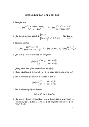 Một số bài tập gợi ý ôn tập - Đại số tuyến tính | Đại học Sư Phạm Hà Nội