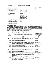Thông Tin Học Phần môn Vật lý đại cương 2 | Trường Đại học Bách Khoa Hà Nội