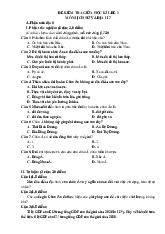 TOP 3 đề thi giữa học kỳ 1 môn Lịch sử & Địa Lý lớp 7 năm học 2024 - 2025