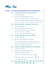 Bài tập ứng dụng đạo hàm để khảo sát và vẽ đồ thị hàm số Toán 12 chương trình mới