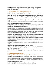 Bài tập toán lớp 3: Bài toán giải bằng hai phép tính có đáp án