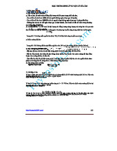 11 Đặc Trưng Vật Lý và Sinh Lý của Âm trong Tài Liệu Ôn Tập