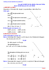 Các dạng toán hệ thức lượng trong tam giác vuông Toán 9