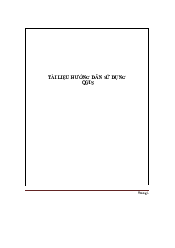Tài liệu hướng dẫn phần mềm QGIS - Công nghệ thông tin | Trường đại học Điện Lực