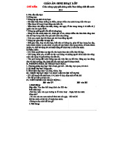 Giáo án Sinh hoạt lớp mẫu - Giới thiệu và Kế hoạch hoạt động tuần 30