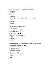 Câu hỏi ôn tập chương 1,2 môn năng lực số ứng dụng | Học viện Ngân hàng