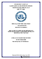 2024 TIỂU LUẬN KẾT THÚC HỌC PHẦN XH HỌC: Nhu Cầu Giải Trí Sinh Viên