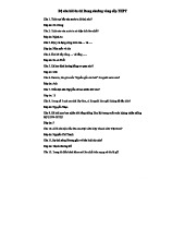 Bộ câu hỏi ôn thi Rung chuông vàng cấp THPT: Chi tiết và Đáp án