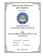 Đảng và chiến sĩ - Những trang sử vàng của dân tộc | Đề Tài Thảo Luận Lịch Sử Đảng Cộng Sản Việt Nam