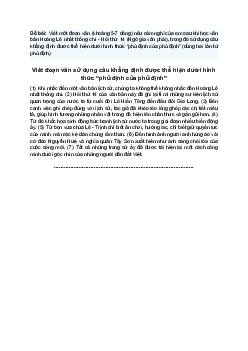 Văn mẫu 8 | Cảm nghĩ sau khi học văn bản Hoàng Lê nhất thống chí - Hồi thứ 14