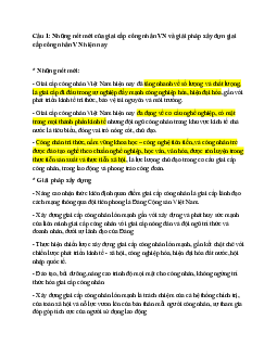 Đề cương ôn tập Chủ nghĩa xã hội khoa học