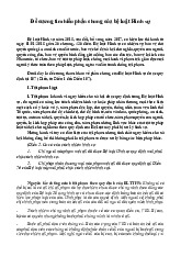 Đề cương tìm hiểu phần chung của bộ luật Hình sự | Đại học Nội Vụ Hà Nội