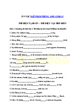 Ôn Tập Thì Hiện Tại Đơn Và Thì Hiện Tại Tiếp Diễn - Tài liệu tổng hợp