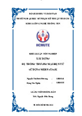 Xây dựng hệ thống thương mại điện tử sử dụng Mern Stack | Môn Hardware/Software Codesign - Đại học Sư phạm Kỹ thuật Thành phố Hồ Chí Minh