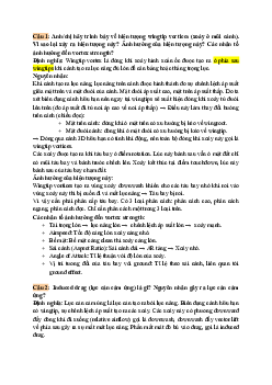 Khí động (có lời giải)?