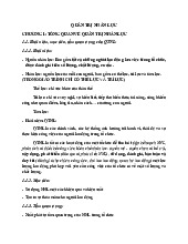 Đối tượng, mục tiêu và tầm quan trọng của quản trị nhân lực | Môn Quản trị nhân lực - Đại học Kinh Tế Quốc Dân