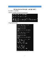 Bài tập thực hành môn Cơ sở lập trình cuối học kì 2 (p1) | Đại học Văn Lang