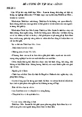 Đề cương môn Tài liệu Triết học - Trường Đại học Sư phạm – Đại học Huế.