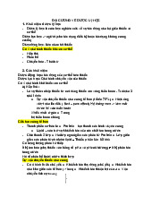 Ôn tập Dược Lý Học | Môn Dược lâm sàng 1 - Đại học Cần Thơ