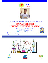 Hóa 8 - Phản ứng hóa học Thầy Trần Thanh Bình