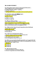 Câu hỏi trắc nghiệm ôn thi và giải đáp cho kỳ kiểm tra môn Nguyên lí kế toán | Trường Đại Học Hạ Long