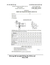 Chi tiết máy 1 - Thiết kế môn học CTM: Đồ án và Tính toán. Môn Chi tiết máy (GTVT) | Trường Đại học Giao thông Vận tải.