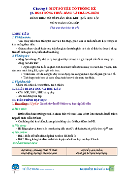 Giáo án Toán 7 Chương 5 Bài 4: Hoạt động thực hành và trải nghiệm sách Chân trời sáng tạo