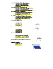 Đề kiểm tra kết quả môn ON TAP TRAC Nghiem Hhvkt