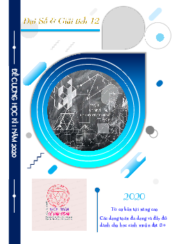 Đề cương học kì 1 Giải tích 12 – Lê Văn Đoàn