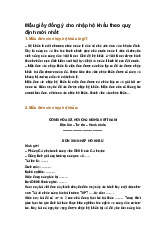 Mẫu giấy đồng ý cho nhập hộ khẩu theo quy định mới nhất