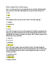 Câu hỏi Trắc nghiệm: Quản trị Chuỗi Cung Ứng | Đại học Hoa Sen