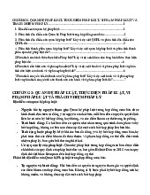Chương 3 Quan hệ pháp luật và trách nhiệm pháp lý | Môn Pháp luật đại cương - Đại học Mỏ – Địa chất