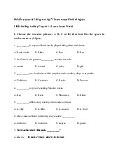 Đề thi học kỳ 1 môn Tiếng Anh lớp 7 năm học 2024 - 2025 - Đề số 3 | Bộ sách Smart World