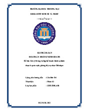 Lập kế hoạch cho quán cafe Orinique | Bài thảo luận khởi sự kinh doanh