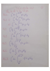 Tuần 3  - Giải tích II (MI1120) | Trường Đại học Bách khoa Hà Nội