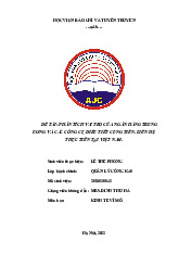 Phân Tích Ngân Hàng Trung Ương và Cung Tiền ở Việt Nam | Kinh tế vĩ mô | Học viện Báo chí và Tuyên truyền