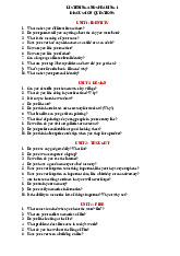 Discussion Questions for Listening & Speaking | Môn Nghe - Nói tiếng Anh 2 - Đại học Vinh