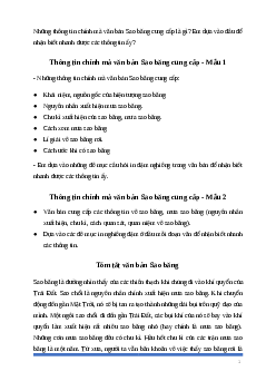Những thông tin chính mà văn bản Sao băng cung cấp là gì? Ngữ Văn 8 | Cánh diều