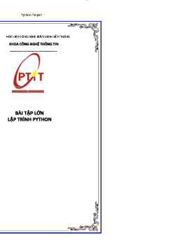 Bài tập lớn môn Lập trình Python về Handtracking nội dung bằng tiếng Anh | Học viện Công nghệ Bưu chính Viễn thông