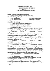 Đề thi giữa học kỳ 1 môn Khoa học tự nhiên lớp 8 năm học 2024 - 2025 - Đề số 3 | Bộ sách Cánh diều