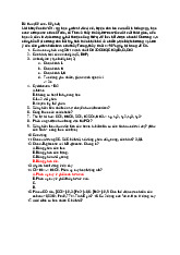 Đề hóa y | Đại học Y Dược Thành phố Hồ Chí Minh