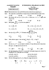 Đề tham khảo chọn HSG tỉnh Toán 12 năm 2025 – 2026 sở GD&ĐT Ninh Bình