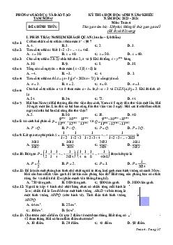 Đề học sinh năng khiếu Toán 6 năm 2023 – 2024 phòng GD&ĐT Tam Nông – Phú Thọ