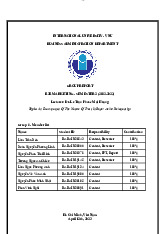Report Môn B2B Marketing | Trường Đại học Quốc tế, Đại học Quốc gia Thành phố Hồ Chí Minh