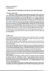 Bài tập nhóm du lịch Ninh Bình - Kinh tế quốc tế | Học viện Chính sách và Phát triển